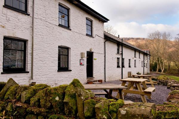 Outside YHA Brecon Beacons